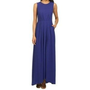 Shoshanna Mabrey Blue Maxi Dress